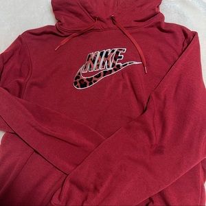 Nike Cheetah Pomegranate Hoodie